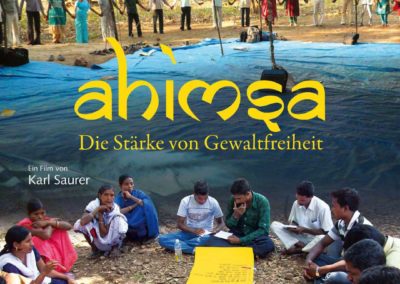 Plakat «Ahimsa - Die Stärke der Gewaltfreiheit»